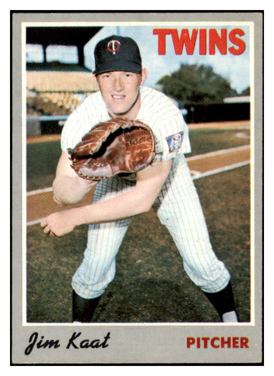 1970 Topps Baseball #075 Jim Kaat Twins EX 507396