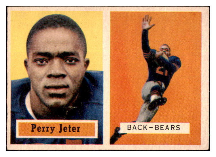 1957 Topps Football #019 Perry Jeter Bears EX-MT 507402