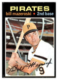 1971 Topps Baseball #110 Bill Mazeroski Pirates EX 507407