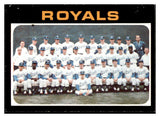 1971 Topps Baseball #742 Kansas City Royals Team EX 507408