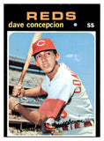 1971 Topps Baseball #014 Dave Concepcion Reds EX 507414