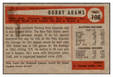 1954 Bowman Baseball #108 Bobby Adams Reds EX-MT 507441