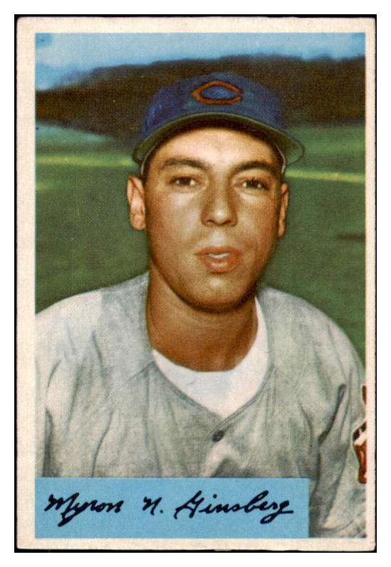 1954 Bowman Baseball #052 Joe Ginsberg Indians EX+/EX-MT 507442