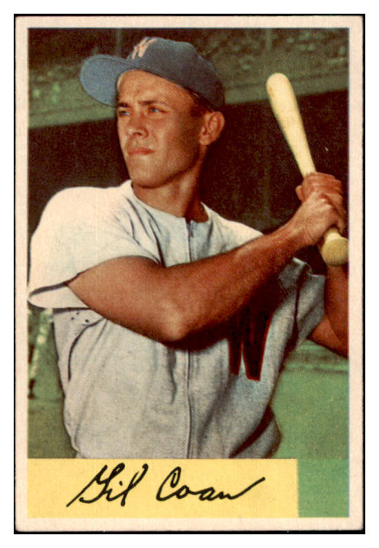 1954 Bowman Baseball #040 Gil Coan Senators EX-MT 507449