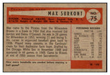 1954 Bowman Baseball #075 Max Surkont Pirates EX-MT 507452