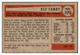 1954 Bowman Baseball #173 Dee Fondy Cubs EX-MT 507454