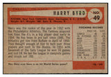 1954 Bowman Baseball #049 Harry Byrd Yankees EX-MT 507455