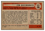 1954 Bowman Baseball #028 Jim Greengrass Reds EX-MT 507456