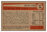 1954 Bowman Baseball #026 Billy Cox Dodgers EX-MT 507458