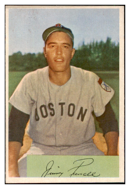 1954 Bowman Baseball #066 Jimmy Piersall Red Sox EX-MT 507479