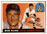 1955 Topps Baseball #173 Bob Kline Senators VG 507493