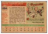 1955 Topps Baseball #204 Frank Smith Cardinals VG 507497