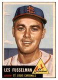 1953 Topps Baseball #218 Les Fusselman Cardinals EX-MT 507520