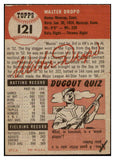 1953 Topps Baseball #121 Walt Dropo Tigers EX-MT 507527