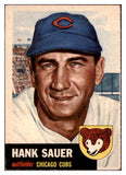 1953 Topps Baseball #111 Hank Sauer Cubs EX-MT 507529