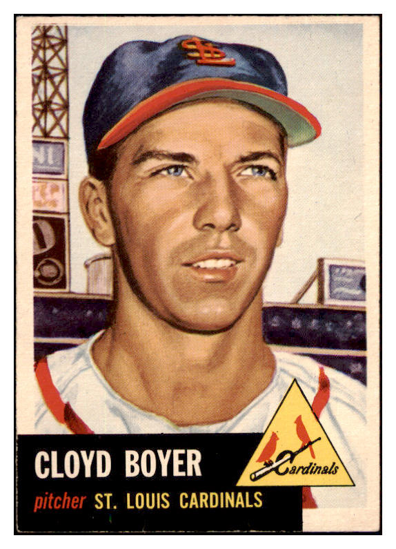 1953 Topps Baseball #060 Cloyd Boyer Cardinals EX-MT 507538