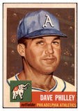 1953 Topps Baseball #064 Dave Philley A's EX-MT 507548