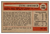 1954 Bowman Baseball #103 Steve Souchock Tigers NR-MT 507576