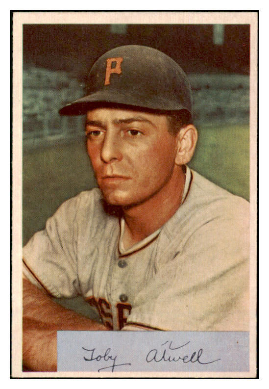 1954 Bowman Baseball #123 Toby Atwell Pirates NR-MT 507590