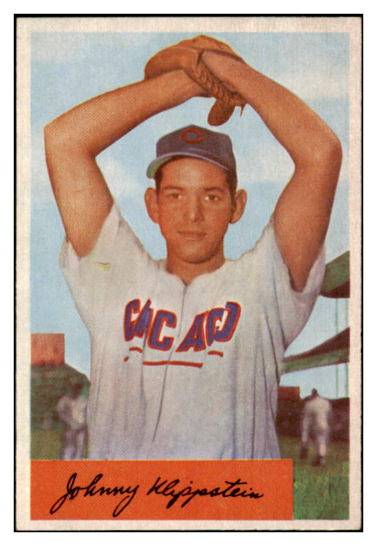 1954 Bowman Baseball #029 Johnny Klippstein Cubs NR-MT 507594