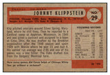 1954 Bowman Baseball #029 Johnny Klippstein Cubs NR-MT 507594