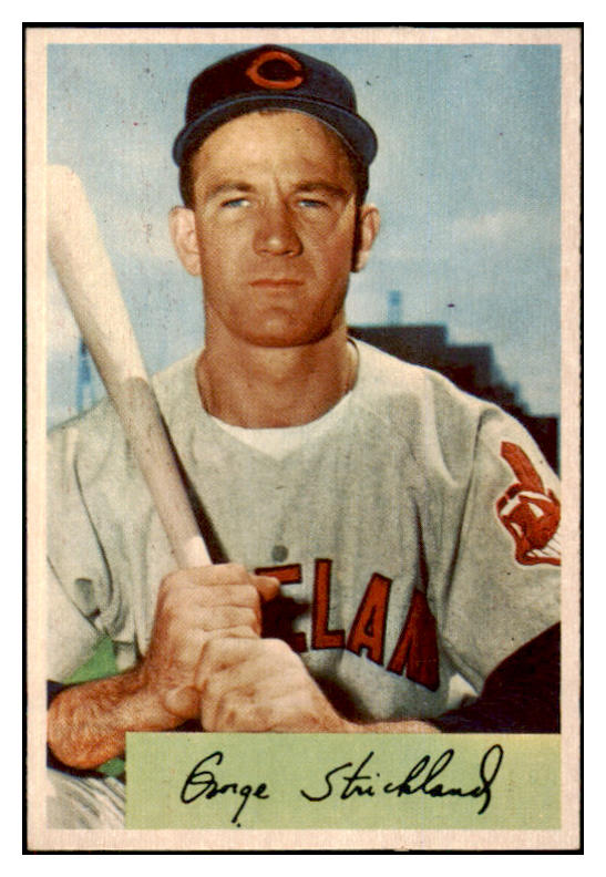 1954 Bowman Baseball #036 George Strickland Indians NR-MT 507596