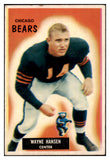 1955 Bowman Football #125 Wayne Hansen Bears VG-EX 507603