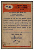 1955 Bowman Football #049 Kline Gilbert Bears VG-EX 507605