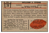 1953 Bowman Football #029 Bill Stone Bears VG-EX 507613