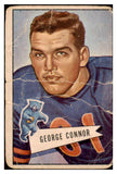 1952 Bowman Large Football #019 George Connor Bears Poor 507626