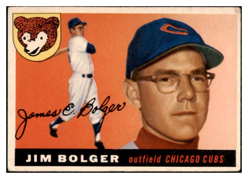 1955 Topps Baseball #179 Jim Bolger Cubs VG-EX 507642