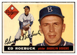 1955 Topps Baseball #195 Ed Roebuck Dodgers VG-EX 507643