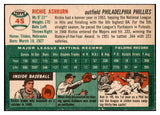 1954 Topps Baseball #045 Richie Ashburn Phillies VG-EX 507646