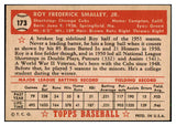 1952 Topps Baseball #173 Roy Smalley Cubs NR-MT 507655