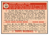 1952 Topps Baseball #163 Stan Rojek Browns NR-MT 507656