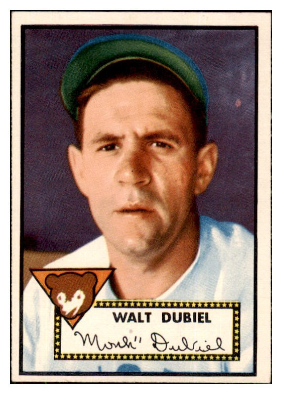 1952 Topps Baseball #164 Walt Dubiel Cubs NR-MT 507657