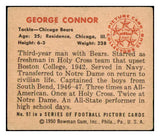 1950 Bowman Football #097 George Connor Bears VG-EX 507665