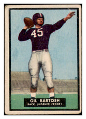 1951 Topps Magic Football #027 Gil Bartosh TCU VG-EX Scratched 507674