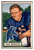 1951 Bowman Football #049 Fred Morrison Bears VG-EX 507679