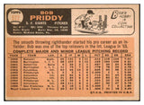 1966 Topps Baseball #572 Bob Priddy Giants VG-EX 507725
