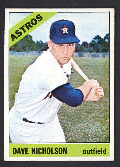 1966 Topps Baseball #576 Dave Nicholson Astros EX 507730