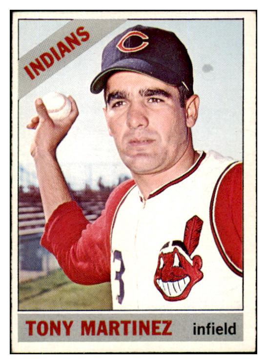 1966 Topps Baseball #581 Tony Martinez Indians EX 507734