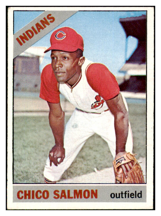 1966 Topps Baseball #594 Chico Salmon Indians EX 507743