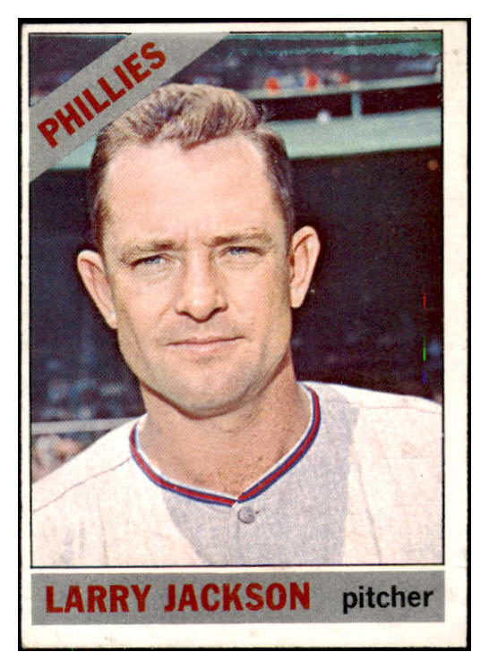 1966 Topps Baseball #595 Larry Jackson Phillies EX 507744