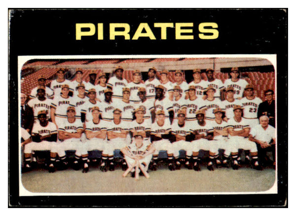1971 Topps Baseball #603 Pittsburgh Pirates Team VG-EX 507753