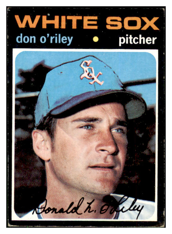 1971 Topps Baseball #679 Don O'riley White Sox VG-EX 507757