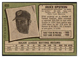 1971 Topps Baseball #655 Mike Epstein Senators VG-EX 507768