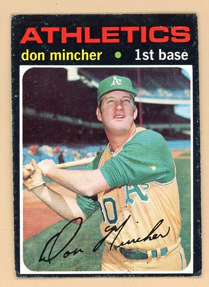 1971 Topps Baseball #680 Don Mincher A's VG-EX 507773