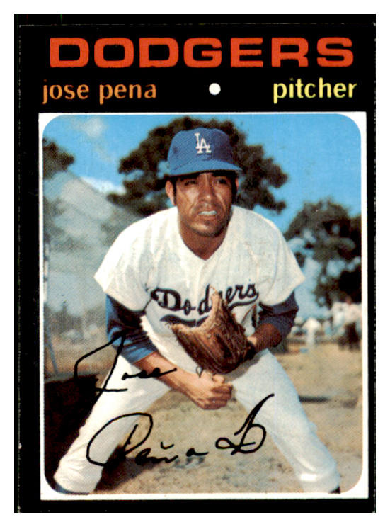 1971 Topps Baseball #693 Jose Pena Dodgers EX-MT 507774