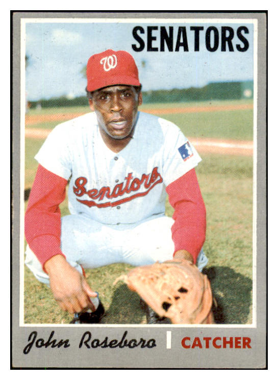 1970 Topps Baseball #655 John Roseboro Senators EX-MT 507807